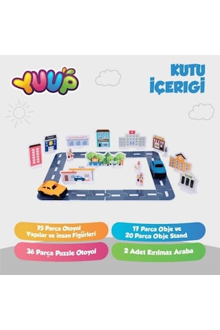 Aden Oyuncak My City Otoyol Puzzle Seti Adn-3413