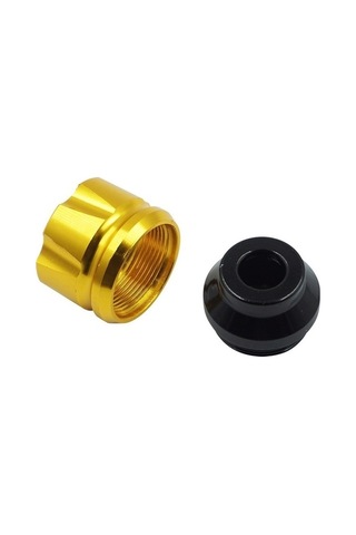 Primepickings 2 Çift Motosiklet Anti-düşme Cnc Alüminyum Çarpışma Önleyici Şok Emici Ön Çatal Bardak Mavi