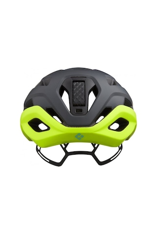 Lazer Strada Kineticore Yol Kask Mat Koyu Gri Flash Sarı L 58/61cm Siyah