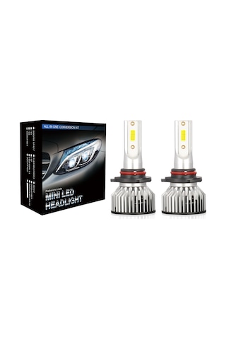 Geeroyoo Araç Led Farları 9005/hb3/h10 Çift Paket, 6000k Soğuk Beyaz, Ip68 Su Geçirmez, 4000lm Parlaklık, 12000rpm Soğutma Fanı, Kolay Kurulum