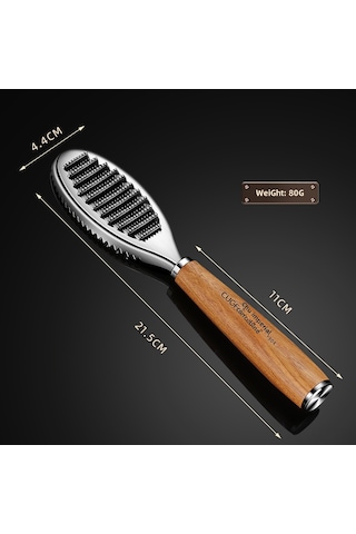 Hombey 304 Paslanmaz Çelik Balık Yumuşatıcı, Ev Kullanıma Uygun, Ahşap Kollü, Kolay Kullanım, Dayanıklı, Rust Önyönlü, Balık Hazırlama Aracı Diğer