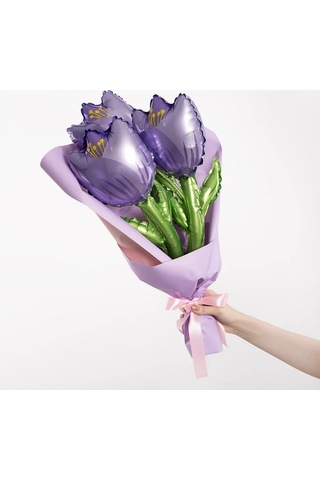 Davajdarit' 8 Mart Çok Turuncu Balonlar Buket 3 Adet 336624869 Violet