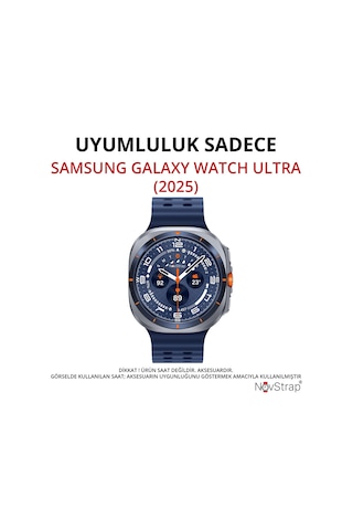 Novstrap Samsung Galaxy Watch Ultra 2025 47mm İle Uyumlu Ekran Koruyucu 9h Temperli Cam Kolay Uygulama Aparatlı