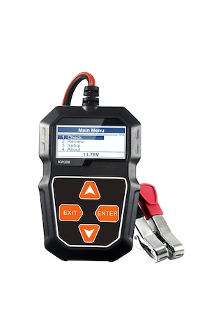 Konnweı Kw208 12v Araç Akü Yükü Test Cihazı Profesyonel K16945