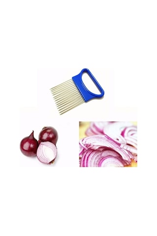 Onion Cutter Soğan Dilimleyici Domates Sebze El Meyve Doğrayıcı Çok Renkli