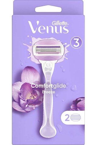 Gillette Venus Comfortglide Breeze Kadın Tıraş Makinesi + Yedek Tıraş Bıçağı 2'li