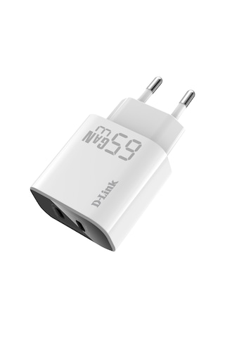 D-link Dpc-652/e 65w Çift Usb Type-c Çıkış Gan3 Şarj Adaptörü