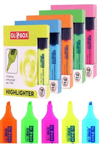 Globox Turuncu Fosforlu  Kalem Turuncu