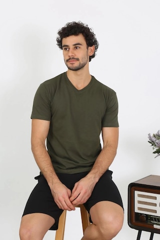 Najmaddin.com Beru Erkek Penye Haki 3'lü Pijama Takımı
