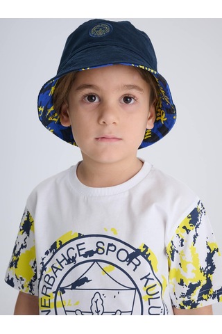 Çocuk Çift Taraflı Şapka Fb Laci Yeni