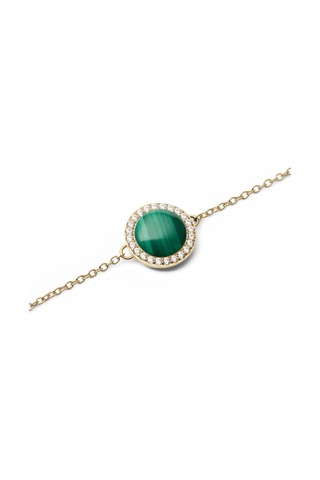 Audrey Bracelet Malachite Gold Gold