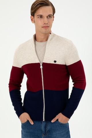 U.s. Polo Assn. Erkek Taş Hırka Triko 50297062-vr049 Taş Rengi Taş