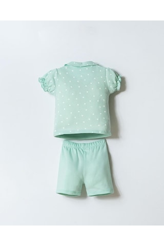 U.S. Polo Assn. U.s. Polo Assn Kız Bebek 2 Li Şort T-şhirt Takım Nil-2342 Nil