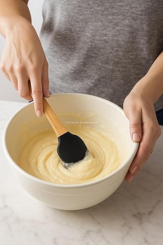 5'li Silikon Spatula Seti Bambu Saplı Mutfak Gereçleri Isıya Dayanıklı Yapışmaz Hamur Karıştırıcı Pasta Fır Çok Renkli