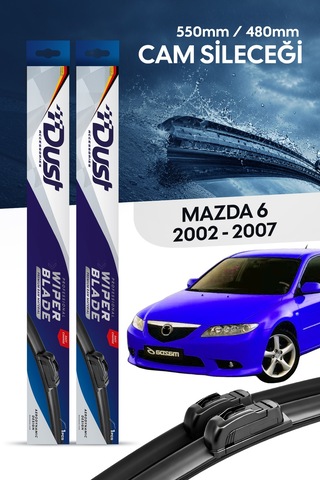 Mazda 6 Silecek Takımı 2002-2007 Uyumlu 550mm/480mm