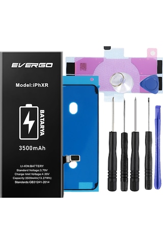 Appleıphone Xr Batarya Pil 3500 Mah evergo