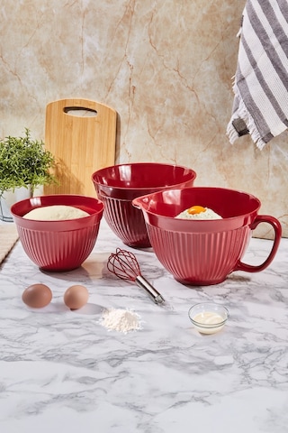 Aryıldız Daily Karıştırma Kabı Büyük Kırmızı 9704259375 Kırmızı