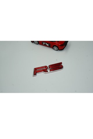 Honda Uyumlu Rs Kırmızı Abs 3m 3d Bagaj Logo Amblem