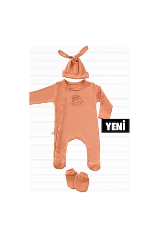 Tinylamb Cute Tiny 3 Parça Yenidoğan Mini Hastane Çıkış Seti-yavruağzı Yavruağzı