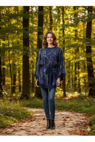 Tarzını Seç Yeni Sezon Rahat Modern Mira Oversize Panço / Tesettür Tunik - Panço