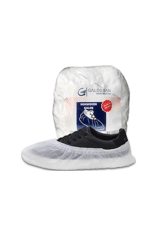 Galoşsan Kaymaz Tela Galoş Beyaz 100 Adet
