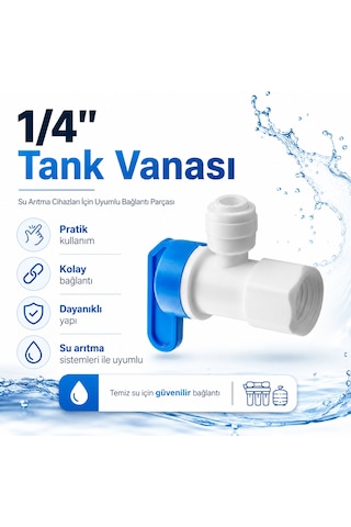 1/4 İnç Su Arıtma Tank Vanası 608506035