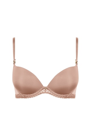 Aubade Sheer Emotion Push - Up Bh, Grs Sertifikalı, Transparan Tüllü Sütyen Bej