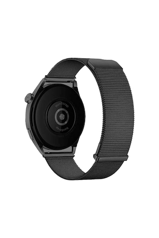 Novstrap Huawei Watch Gt4 41mm Gt5 41mm İle Uyumlu Kordon 18mm Çift Mıknatıslı Lansman Metal Hasır Çelik Kayış