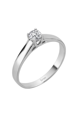 Sirius G Renk 0,23 Karat Pırlanta Tektaş Yüzük 0801R0153