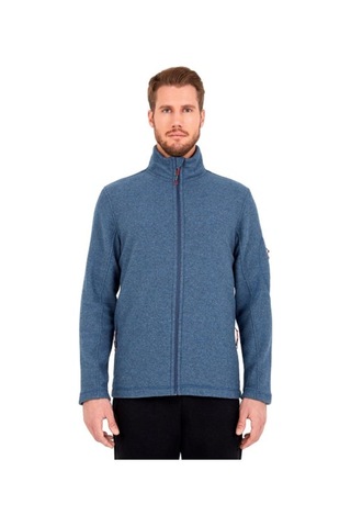 BLACKSPADE Önden Fermuarlı Polar Mont Mavi XL