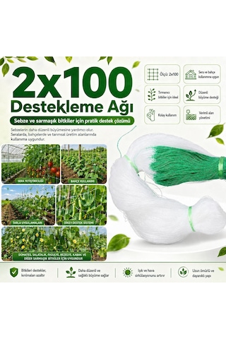 Sunup Sn-38880 Bitki Tırmanma Ağı 2x100 M