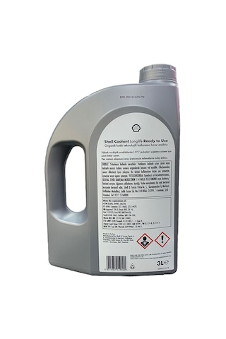 Shell Coolant Longlife RTU Organik Kırmızı Antifriz -37 Derece 3 L