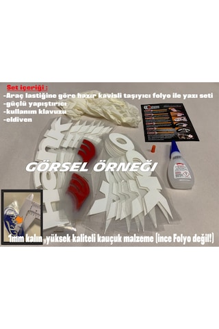 Good Year Eagle Lastik Yazısı Araç Lastik Stickeri Büyük Boy 31mm