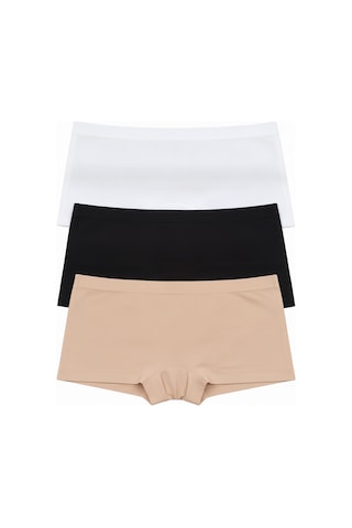 Bonbon Kadın Pamuk Kumaş 3'lü Paket Dikişsiz İz Yapmaz Lazer Kesim Chekky Şort Boxer Bb2853 Çok Renkli Bonbon Kadın Pamuk Kumaş 3'lü Paket Dikişsiz İz Yapmaz Lazer Kesim Chekky Şort Boxer Bb2853 Çok Renkli