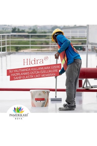 Pamukkale Hidra Elyaflı Likit Su Yalıtım Boyası 5 Lt Ral 7040 Gri Diğer