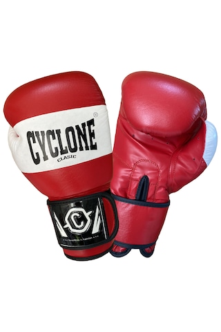 Cyclone Tiger Orijinal Deri Boks Ve Kick Boks Eldiveni Kırmızı