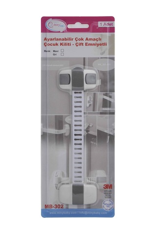 Miny Baby Buzdolabı Dolap Çok Amaçlı Kilit Gri Çok Renkli