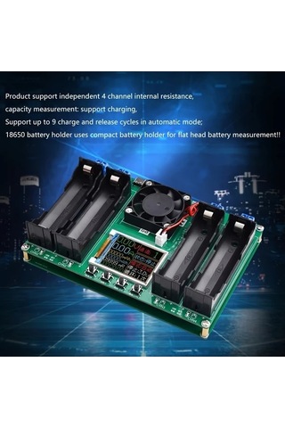 Besthome1 Dream011 4 Kanallı Pil Test Ve Şarj Cihazı 18650 İçin