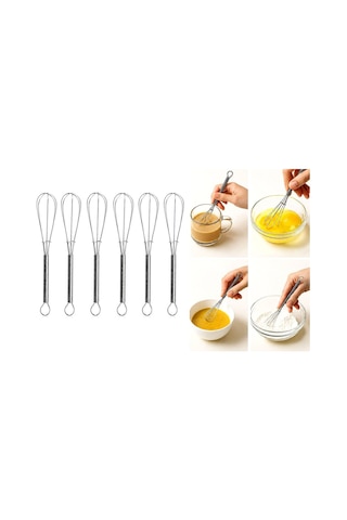 Hıgh Quality Yakut-10712 Çırpıcı Mini 13cm 6 Adet Metal Diğer