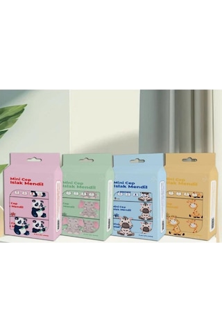 Cep & Çanta Boy 4 Adet 8 Li Paket Islak Mendil 32'li Set