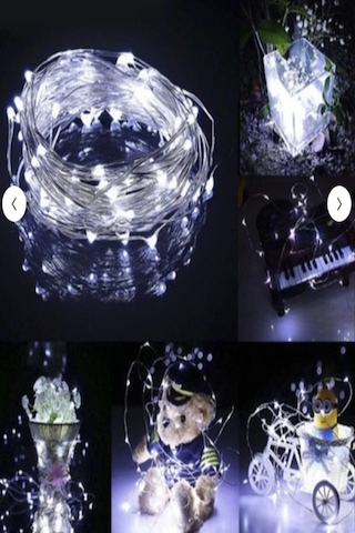 Yılbaşı Ağacı Işığı Yeni Yıl Peri Led Işık Dekoratif Aydınlatma 2 Metre 3 Modlu Piller Dahildir. Beyaz