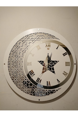 Duvar Saati 50Cm Beyaz