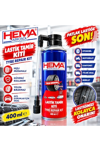 Hema Lastik Tamir Kiti 400 Ml Hema Lastik Tamir Kiti 400 Ml