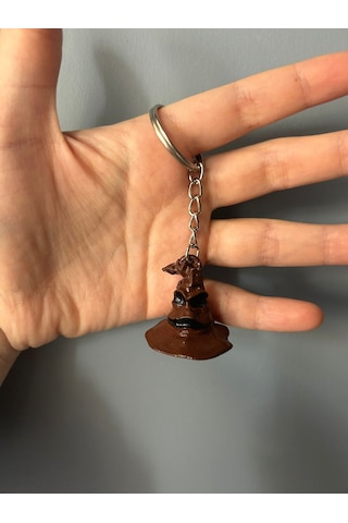 Seçmen Şapka Anahtarlık 3 Boyutlu El Yapımı Koleksiyon Ürünü