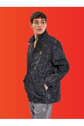 Galatasaray Erkek Yağmurluk E251041 Siyah - Antrasit
