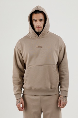 Airlife Bolder Fz.7 Kanguru Cepli Erkek Kapüşonlu Sweatshirt Kahverengi