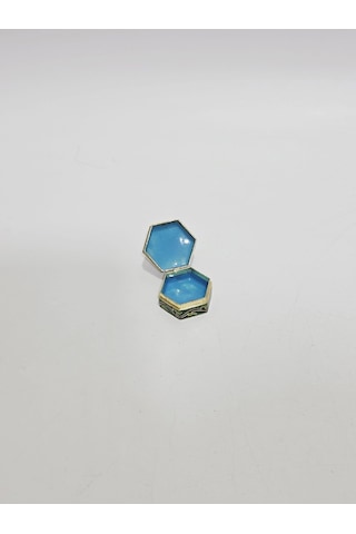 Antika Cloisonne Minyatür Kutu 3,4x3cm 085