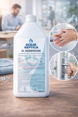 Aqua Septica El Dezenfektanı Pompalı 1 L
