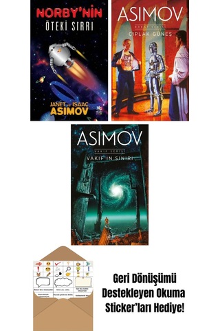 Norby Nin Öteki Sırrı + Çıplak Güneş Robot Serisi 2. Kitap + Vakıf In Sınırı Vakıf Serisi 4. Kitap