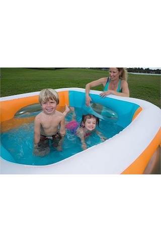 Bestway 51132 Renkli Şeffaf Pencereli Şişme Çocuk Havuzu